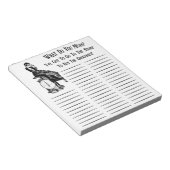 Funny Steampunk Shopping Grocery List Notitieblok (Schuin)