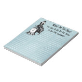 Funny Steampunk Shopping List Notitieblok (Linkerzijde)