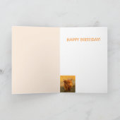 Funny Steer voor pap Birthday Kaart (Binnen)