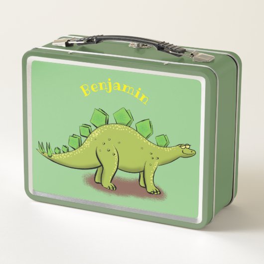 Funny stegosaurus dinosaur cartoon (Achterkant)