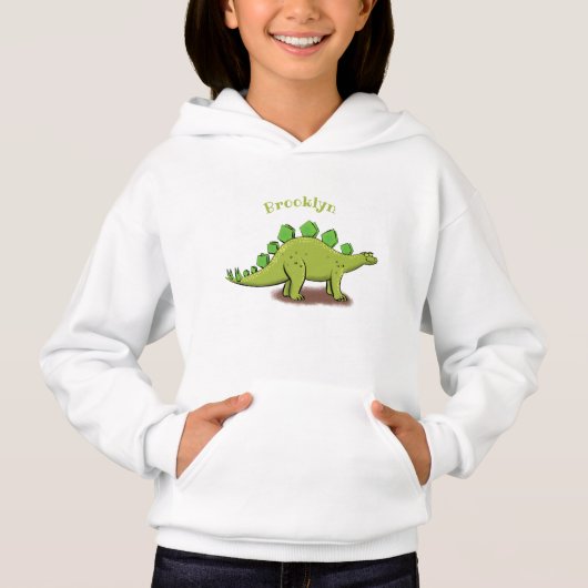 Funny stegosaurus dinosaur cartoon (Voorkant)