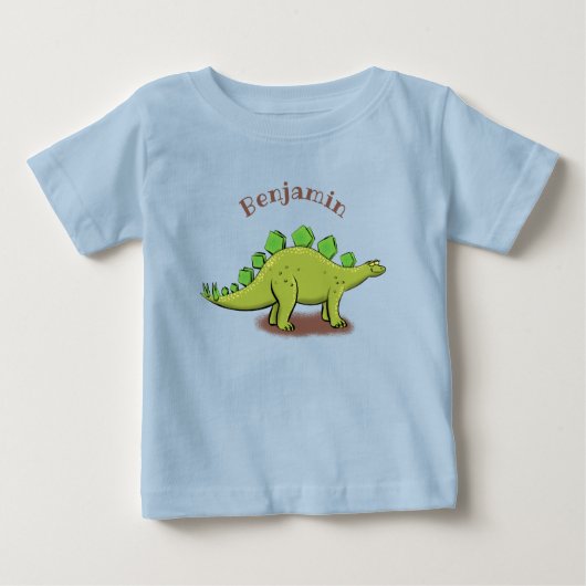 Funny stegosaurus dinosaur cartoon (Voorkant)