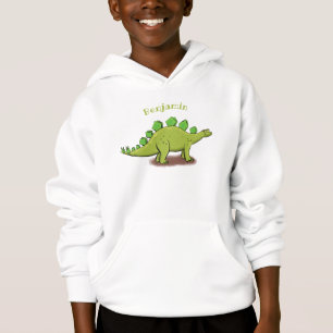 Funny stegosaurus dinosaur cartoon
