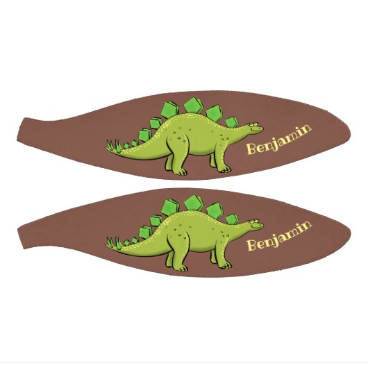 Funny stegosaurus dinosaur cartoon basketbal (Panelen)