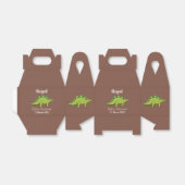 Funny stegosaurus dinosaur cartoon bedankdoosjes (Uitgevouwen)