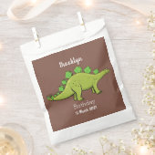 Funny stegosaurus dinosaur cartoon bedankzakje (Geknipt)