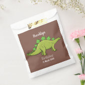 Funny stegosaurus dinosaur cartoon bedankzakje (Gezegeld)