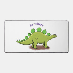 Funny stegosaurus dinosaur cartoon bureaumat