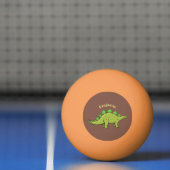 Funny stegosaurus dinosaur cartoon pingpongbal (Net)