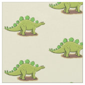 Funny stegosaurus dinosaur cartoon stof (Close Up)