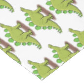 Funny stegosaurus dinosaur cartoon tafelkleed (Gekanteld)
