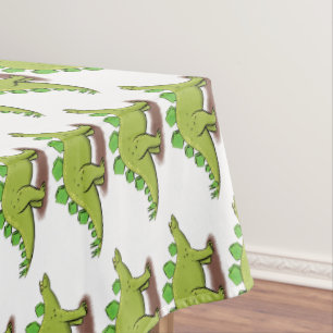 Funny stegosaurus dinosaur cartoon tafelkleed