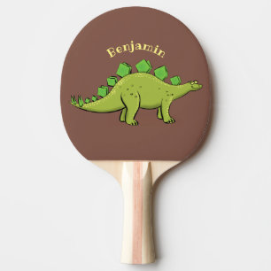 Funny stegosaurus dinosaur cartoon tafeltennisbatje