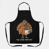 Funny STEM Analyst Robot Turkey Thanksgiving Gift Schort (Voorkant)