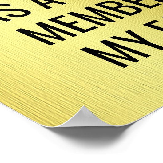 Funny Step Down as Senior Member of Family Royal Poster (Hoek)