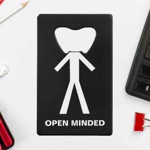 Funny Stick Man Creditkaart Flessenopener