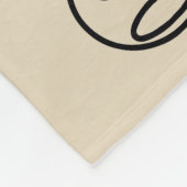 Funny Stick Man Fleece Blanket Deken (Hoek)