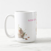 Funny Sticker – NEW CAR, SAME ME Koffiemok (Links)