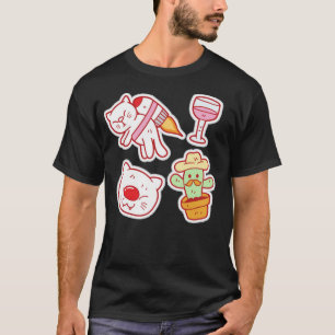 Funny stickers 6 t-shirt