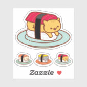 Funny Stickers - SUSHI CATS - MAGURO (Vel)