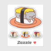 Funny Stickers - SUSHI CATS - TAMAGO (Vel)