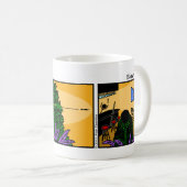 Funny Stickman Blow Darts Mok (Voorkant rechts)