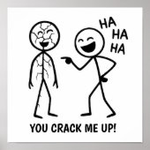 Funny Stickman Poster (Voorkant)