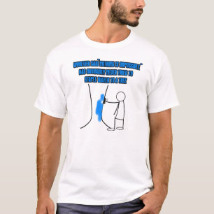 Funny stickman slogan t-shirt