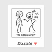 Funny Stickman Sticker (Vel)