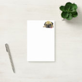 Funny Sticky Notes met Pug Dog (Kantoor)