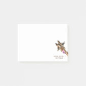 Funny Sticky Notes Speelse Giraffe - Aangepaste te (Voorkant)
