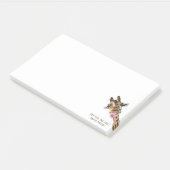 Funny Sticky Notes Speelse Giraffe - Aangepaste te (Schuin)