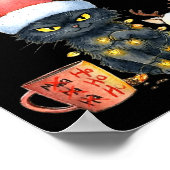 Funny Still Evil Just Being Festive About It Cat C Poster (Hoek)