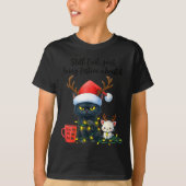 Funny Still Evil Just Being Festive About It Cat C T-shirt (Voorkant)
