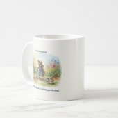 Funny Stinkbug Gardening Quirky Gift for Nature Koffiemok (Voorkant links)