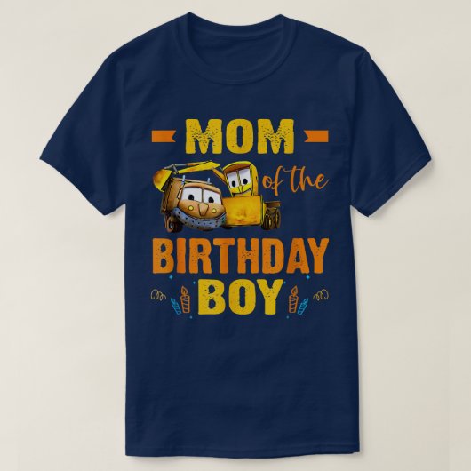Funny Stinky Dirty was mam van de Birthday Boy T-shirt (Design voorkant)