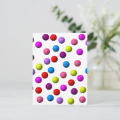 Funny Stippen Briefkaart (Staand voorkant)