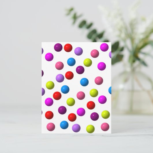 Funny Stippen Briefkaart (Staand voorkant)