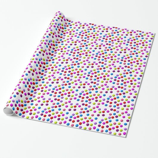 Funny Stippen Cadeaupapier (Uitgerold)