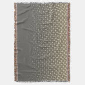 Funny Stippen Pattern grijs zand + jouw idee Deken (Voorkant Verticaal)