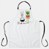 Funny Stir Fry Wok Chef Apron Schort (Voorkant)