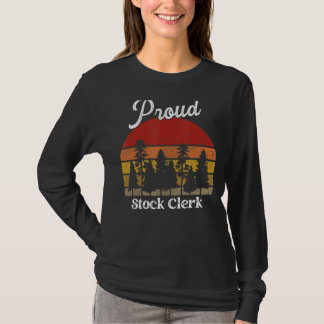 Funny Stock Clerk Shirten Job Title Professions T-shirt
