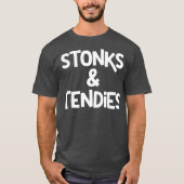 Funny Stock Market Gift Trader Gag Stonks en T-shirt (Voorkant)