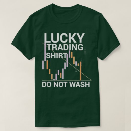 Funny Stock Market Traders Gift Capitalist Lucky T T-shirt (Design voorkant)