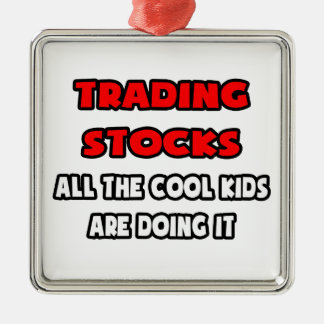 Funny Stock Trader Shirten en geschenken Metalen Ornament