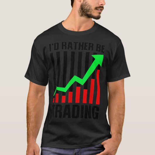 Funny Stock Trading Gift voor effectenhandel T-shirt (Voorkant)