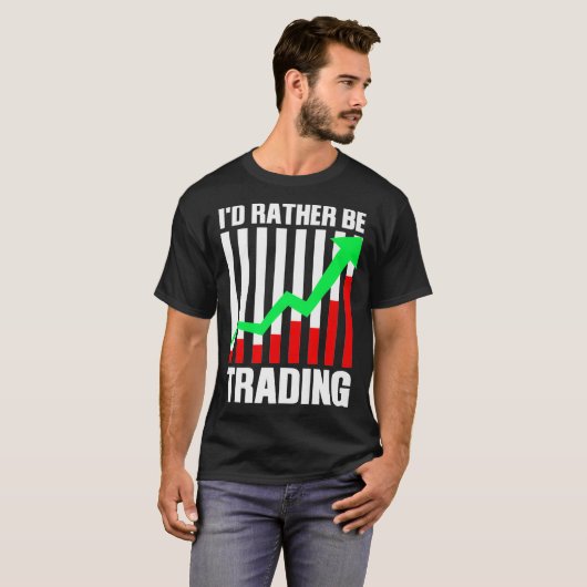 Funny Stock Trading Gift voor effectenhandel T-shirt (Voorkant volledig)