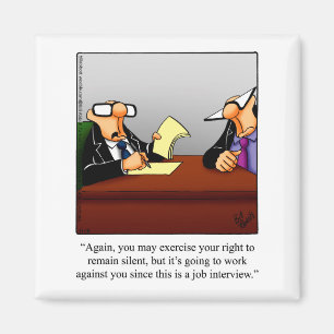 Funny Stocking Stuffer Business Humor Magnet