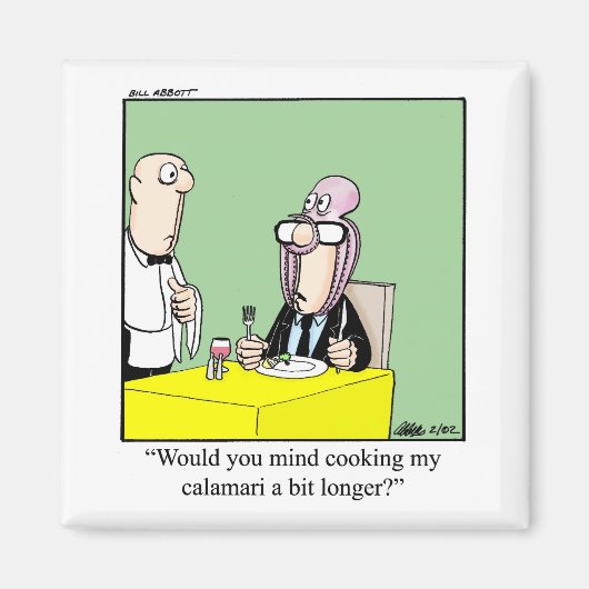Funny Stocking Stuffer Foodie Humor Magnet (Voorkant)