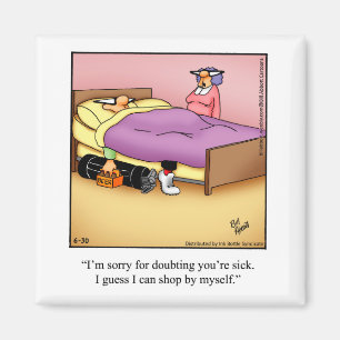 Funny Stocking Stuffer Golf Humor Magnet
